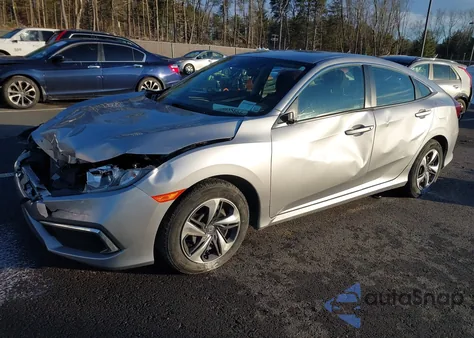 2021 Honda Civic Lx из США, поврежденный, VIN 2HGFC2F62MH552823